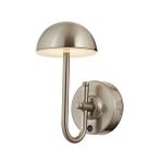 Avonni Ap-64004-n Nikel Kaplama Aplik Led Metal Opal Pleksi 12x20 Cm