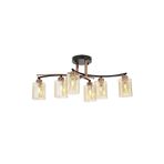 Avonni AR-60356-6BSY Siyah Boyalı Klasik Avize