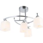 Avonni AV-1373-4K Krom Kaplama Modern Avize E14 Metal Cam H: 32 cm, Ø: 51 cm