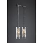 Avonni Av-1413-2k Krom Kaplama Modern Avize E27 Metal Cam 35x15 Cm