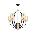 Avonni AV-1660-4BSY 4 Lü Siyah Boyalı Modern Avize