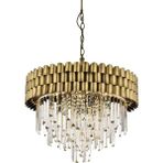 Avonni AV-1727-E60 Eskitme Kaplama Modern Avize E27 Metal Kristal H: 100 cm, Ø: 60 cm