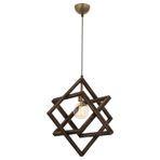 Avonni AV-1765-1E Eskitme Kaplama Modern Metal Ahşap Avize