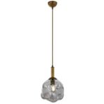 Avonni AV-1775-1F Eskitme Kaplama Modern Avize E27 Metal Cam H: 100 cm, Ø: 30 cm