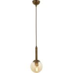 Avonni AV-1781-1E Eskitme Kaplama Modern Avize E27 Metal Cam H: 90 cm, Ø: 15 cm