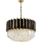 Avonni AV-1790-E60 Eskitme Kaplama Modern Avize E27 Metal Kristal H: 90 cm, Ø: 60 cm