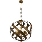 Avonni Av-1798-6e Eskitme Kaplama Modern Avize E27 Metal 40 Cm Boya