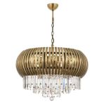 Avonni AV-1809-E75 Eskitme Kaplama Modern Avize E27 Metal Cam H: 100 cm, Ø: 75 cm