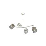 Avonni AV-1836-4K-YM Krom Kaplama Modern Avize E27 Metal Cam H: 55 cm, WxD: 65x45 cm