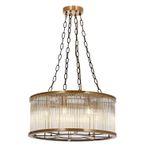Avonni AV-1866-E65 Eskitme Kaplama Modern Avize E27 Metal Cam H: 100 cm, Ø: 65 cm