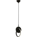 Avonni AV-1874-1BSY Siyah Boya Modern Metal Ahşap Avize