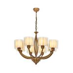 Avonni Av-1876-8e Eskitme Kaplama Modern Avize E27 Metal Cam 65 Cm Boya