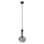 Avonni AV-1912-1GR Siyah Boya Modern Avize E27 Metal Cam H: 110 cm, Ø: 20 cm