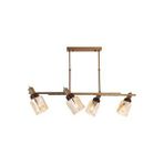 Avonni Av-1920-4y-ex Eskitme Boya Modern Avize E27 Metal Ahşap 100x35 Cm
