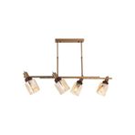Avonni AV-1920-4Y-EX Eskitme Boya Modern Metal Ahşap Avize