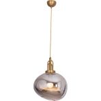 Avonni AV-1927-M3-F Füme Boya Modern Avize E27 Metal Cam H: 100 Cm, Ø: 30 cm