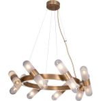 Avonni AV-1937-8E Eskitme Kaplama Modern Avize E14 Metal Cam H: 100 Cm, Ø: 80 cm