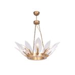 Avonni AV-1938-6E Eskitme Kaplama Modern Avize E14 Metal Cam H: 100 Cm, Ø: 35 cm