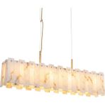 Avonni AV-1946-90X30EY Eskitme Kaplama Modern Avize E14 Metal Cam H: 80 Cm, Wxd: 25X90 cm