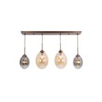 Avonni AV-1959-4EY Eskitme Kaplama Modern Avize E14 Metal Cam H: 80 Cm, Wxd: 18X80 cm