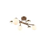 Avonni AV-1961-6EY Eskitme Kaplama Modern Avize E14 Metal Cam H: 70 Cm, Wxd: 30X70 cm