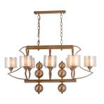 Avonni Av-35003-8e-ym Eskitme Kaplama Modern Avize E27 Metal Cam 100x55 Cm