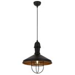 Avonni AV-4106-M25-BSYE27 Metal 33 cm Siyah Boyalı Modern Avize