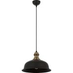 Avonni AV-4106-M27-BSY Siyah Boya Modern Avize E27 Metal H: 80 cm, Ø: 33 cm