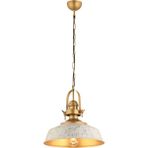 Avonni AV-4106-M39-BBY Beyaz/Eskitme Boya/Kaplama Modern Avize E27 Metal H: 75 cm, Ø: 35 cm - Eskitme - Beyaz