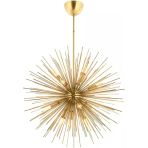 Avonni Av-4175-12B Gold Boyalı Modern Avize, E14, Metal, 70Cm Teşhir