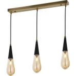 Avonni AV-4236-3EY Eskitme Kaplama Modern Avize E14 Metal Cam H: 90 cm, WxD: 65x10 cm