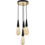 Avonni AV-4236-4ET Eskitme Kaplama Modern Avize E14 Metal Cam H: 90 cm, Ø: 27 cm