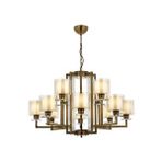 Avonni Av-4285-12e Eskitme Kaplama Modern Avize E27 Metal Cam 105 Cm Boya