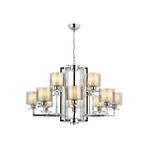 Avonni Av-4285-12k Krom Kaplama Modern Avize E27 Metal Cam 105 Cm Boya