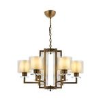 Avonni Av-4285-6e Eskitme Kaplama Modern Avize E27 Metal Cam 70 Cm