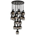 Avonni Av-4317-19bsy Siyah Boya Modern Avize E27 Metal 50 Cm
