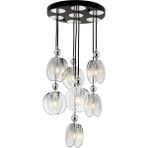 Avonni AV-4317-7KT Krom Kaplama Modern Avize E27 Metal H: 95 cm, Ø: 40 cm
