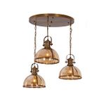 Avonni Av-5063-3et Eskitme Kaplama Modern Avize E27 Metal Cam 120x30 Cm Boya