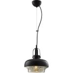 Avonnı AV-5064-1E Eskitme Kaplama Modern Avize E27 Metal Cam 25CM - Siyah