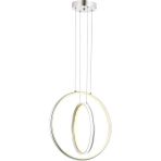 Avonnı AV-5257-2K Krom Kaplama Modern Avize, Led, Metal, 40CM - Beyaz