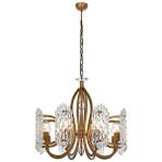 Avonni Av-5274-8e Eskitme Kaplama Modern Avize Metal Cam 65 Cm