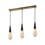 Avonni AV-60059-3EY Eskitme Kaplama Modern E14 Metal Cam 65x10cm Avize