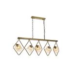 Avonni AV-60103-5EY Eskitme Kaplama Modern E14 Metal Cam 110x20cm Avize