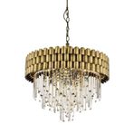 Avonni AV-60122-E60 Eskitme Kaplama Modern E27 Metal Kristal Cam 60cm Avize