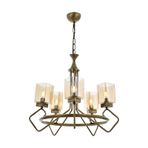 Avonni AV-60135-5E Eskitme Kaplama Modern E14 Metal Cam 70cm Avize