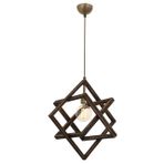 Avonni AV-60160-1E Eskitme Kaplama Modern E27 Ahşap Metal 30cm Avize