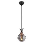 Avonni AV-60161-1BSY Siyah Boyalı Modern E27 Metal Cam 13cm Avize