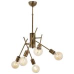 Avonni AV-60253-5E Eskitme Kaplama 60 cm Modern Avize