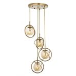 Avonni AV-60291-4ET 35 cm Eskitme Kaplama Modern Avize