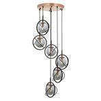 Avonni AV-60291-6T-BSY Siyah Boyalı Modern Avize